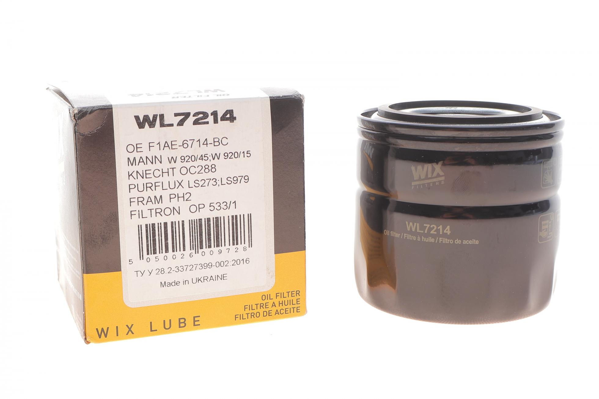 WL7214 WIX FILTERS